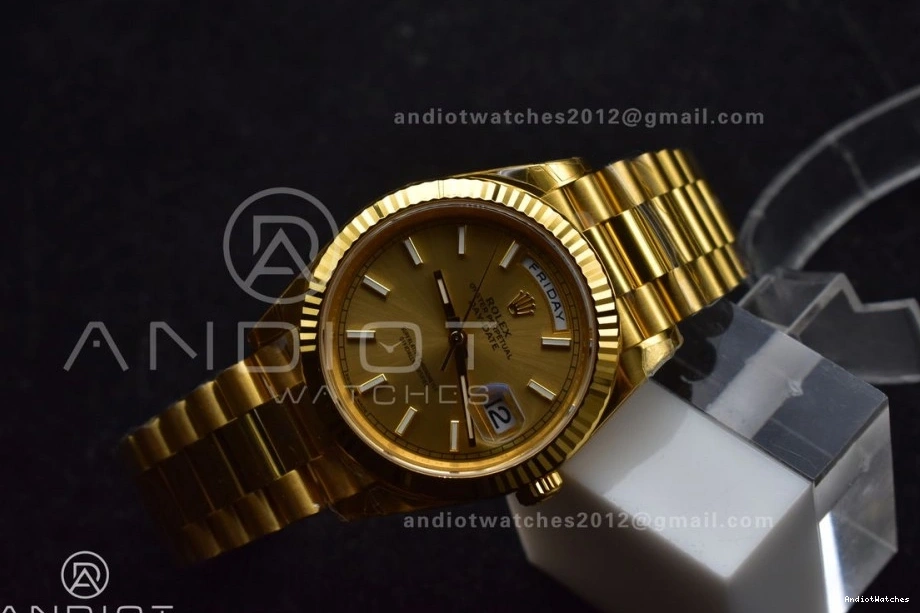 228238 (Gain 1:1 40 Weight) President 661 Gold Best THBF Bracelet Edition QuickDry on Date YG Dial Day VR3255 0325